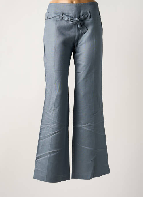 Pantalon evazat albastru LOLA femeie