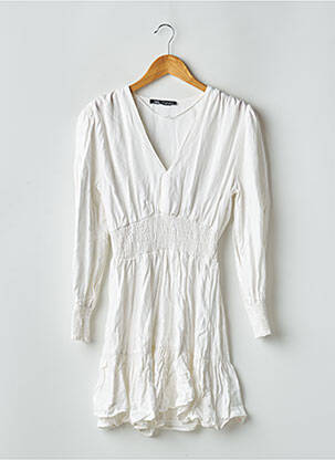 Rochie scurtă alb ZARA femeie