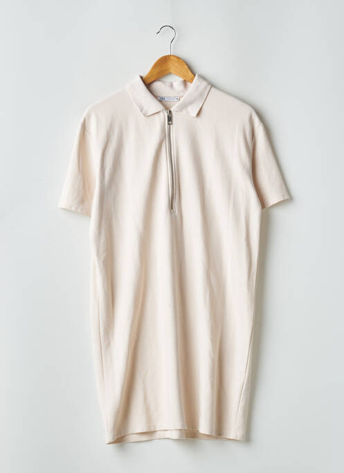 Rochie scurtă bej ZARA femeie