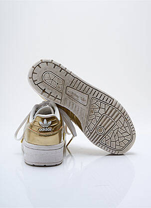 Adidași material neted toc plat până la 3 cm auriu ADIDAS femeie
