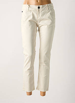 Pantalon 7/8 elasticitate bej DONOVAN femeie