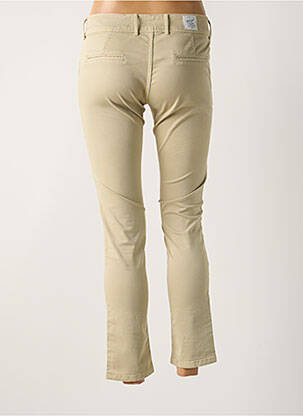Pantalon 7/8 elasticitate talie joasă bej DONOVAN femeie