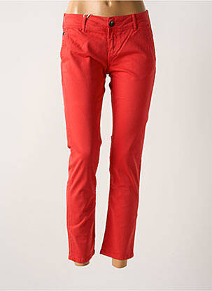 Pantalon 7/8 elasticitate roșu DONOVAN femeie