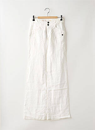 Pantalon evazat alb FREEMAN T.PORTER femeie