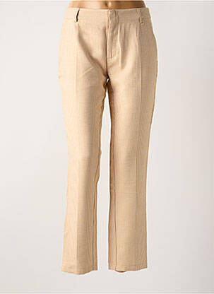 Pantalon slim bej REIKO femeie