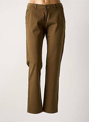 Pantalon chino talie joasă talie joasă verde REIKO femeie