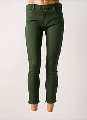 Blugi cu croială slim verde REPLAY femeie