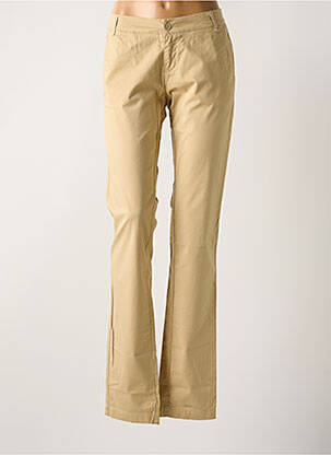 Pantalon chino talie joasă talie joasă bej TEDDY SMITH femeie