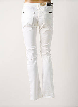 Pantalon slim talie joasă talie joasă alb TEDDY SMITH femeie
