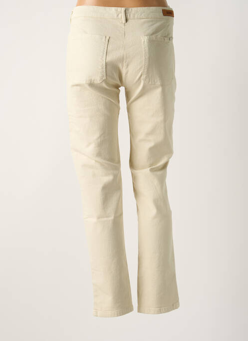 Blugi cu croială slim bej REIKO femeie