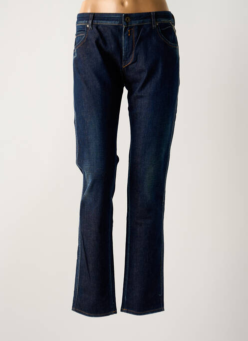 Blugi cu croială slim albastru REPLAY femeie