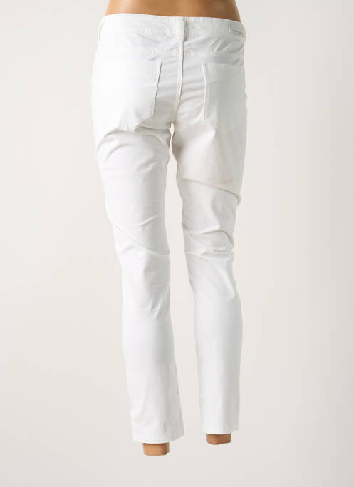 Pantalon slim alb TEDDY SMITH femeie
