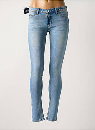 Blugi skinny elasticitate talie joasă albastru CHEAP MONDAY femeie