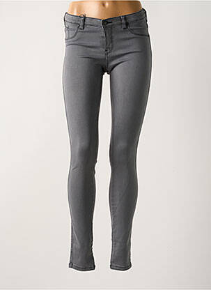 Blugi skinny elasticitate talie joasă gri DR DENIM femeie