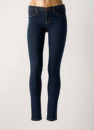 Blugi skinny țesătură brută talie joasă albastru DR DENIM femeie
