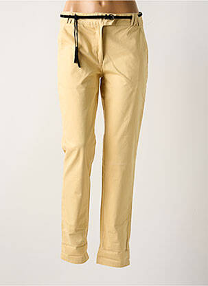 Pantalon chino talie joasă talie joasă bej ELEVEN PARIS femeie