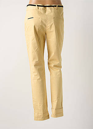 Pantalon chino talie joasă talie joasă bej ELEVEN PARIS femeie