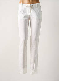 Pantalon slim talie joasă talie joasă alb FREEMAN T.PORTER femeie