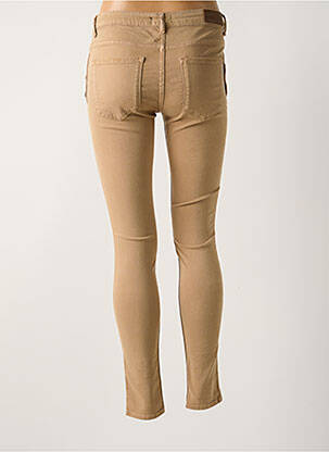 Blugi skinny elasticitate maro HEARTLESS JEANS femeie