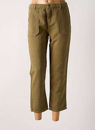 Pantalon 7/8 verde LAB DIP PARIS femeie