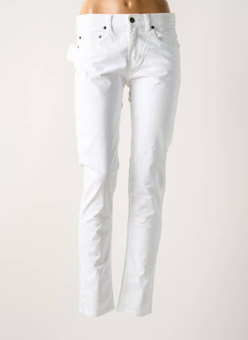 Pantalon slim alb BREIZH ANGEL femeie