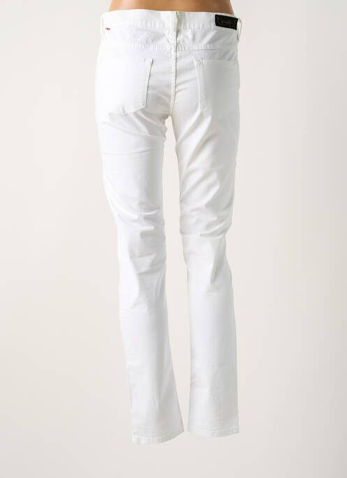 Pantalon slim alb BREIZH ANGEL femeie