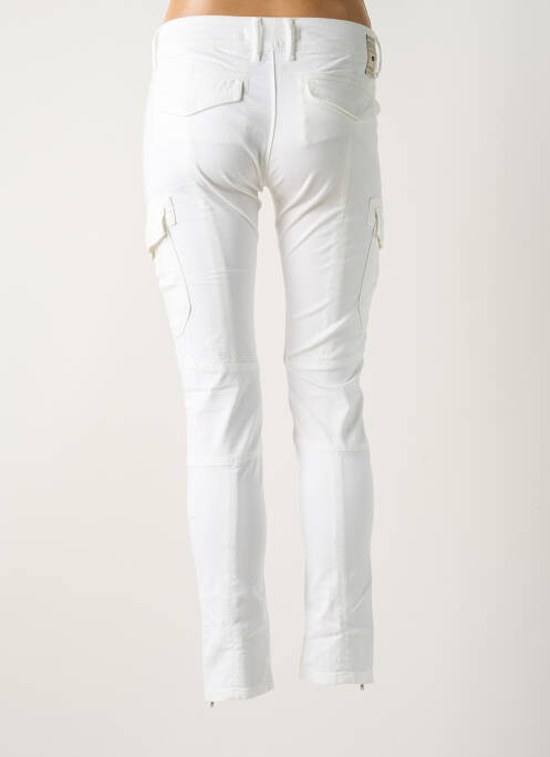 Pantalon cargo alb FIVE PM femeie