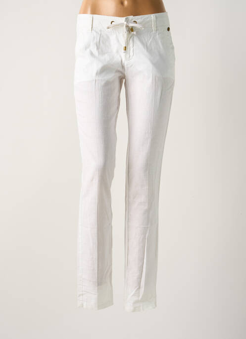 Pantalon slim alb FREEMAN T.PORTER femeie