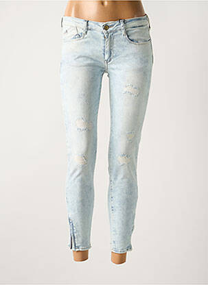 Blugi cu croială slim albastru LE TEMPS DES CERISES femeie