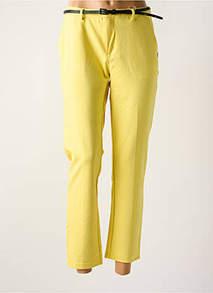 Pantalon 7/8 elasticitate mărime normală galben MAISON SCOTCH femeie