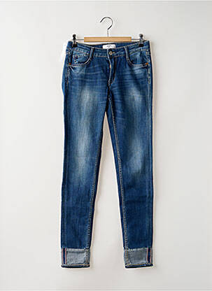 Blugi cu croială slim albastru LE TEMPS DES CERISES femeie