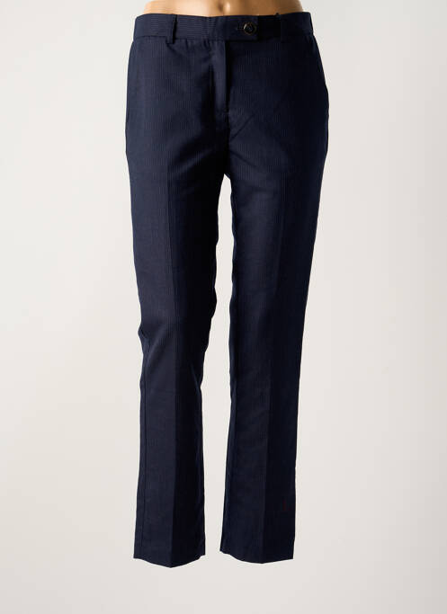 Pantalon drept albastru MAISON LAB femeie