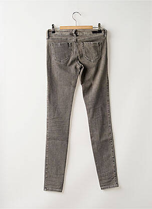 Blugi skinny efect uzat decolorat talie joasă gri DIESEL femeie
