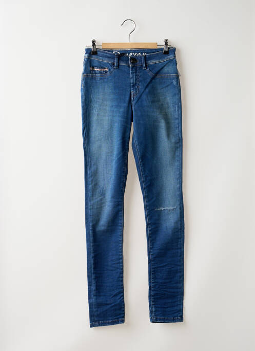 Blugi skinny talie înaltă talie înaltă albastru DONOVAN femme