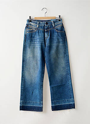 Blugi cu croială dreaptă albastru PEPE JEANS femeie