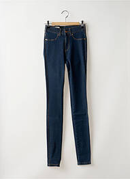 Blugi skinny țesătură brută talie înaltă albastru DR DENIM femeie