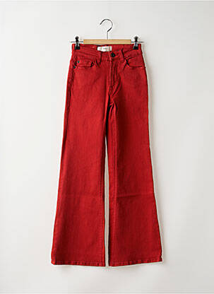 Blugi bootcut roșu ICHI femeie