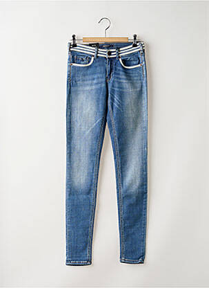 Blugi cu croială slim elasticitate talie joasă albastru SCOTCH & SODA femeie