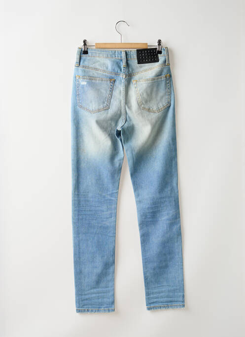 Blugi cu croială slim albastru UNIQUE DNM femeie