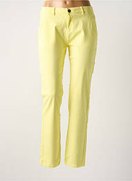 Pantalon chino talie joasă talie joasă galben REIKO femme