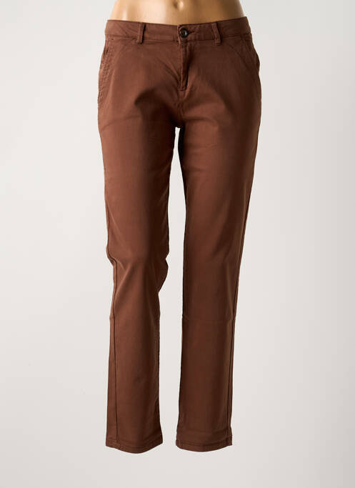 Pantalon chino maro REIKO femeie