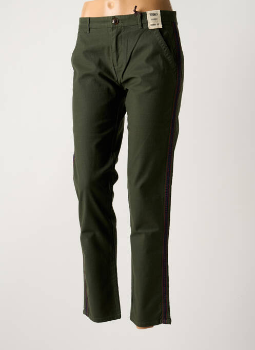 Pantalon chino verde REIKO femeie