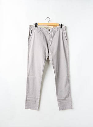 Pantalon chino elasticitate mărime normală gri KNOWLEDGE COTTON APPAREL bărbat