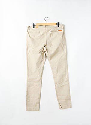 Pantalon chino elasticitate mărime normală bej KNOWLEDGE COTTON APPAREL bărbat