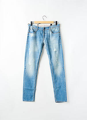 Blugi cu croială slim albastru LE TEMPS DES CERISES bărbat