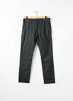 Pantalon chino țesătură poplin mărime normală negru #127344 bărbat