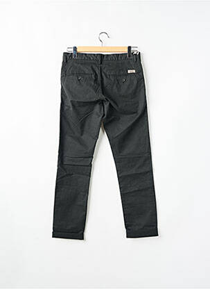 Pantalon chino țesătură poplin mărime normală negru #127344 bărbat