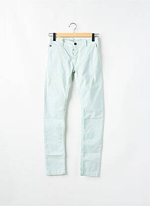 Pantalon chino țesătură poplin mărime normală albastru DONOVAN homme