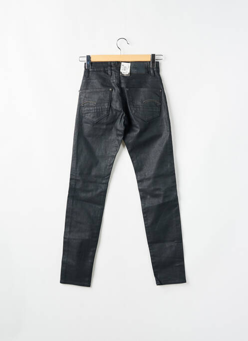 Blugi cu croială slim negru RAW UNCUT bărbat