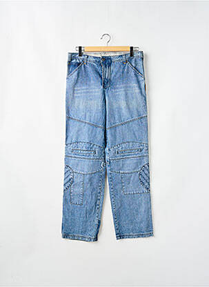 Blugi cu croială dreaptă albastru TWO ANGLE bărbat